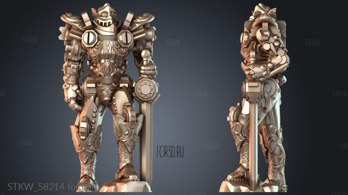 STKW_58214 stl model for CNC