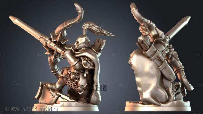 STKW_58264 stl model for CNC