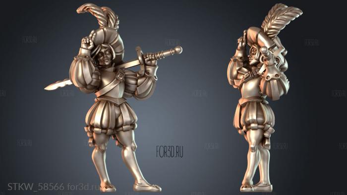 STKW_58566 stl model for CNC