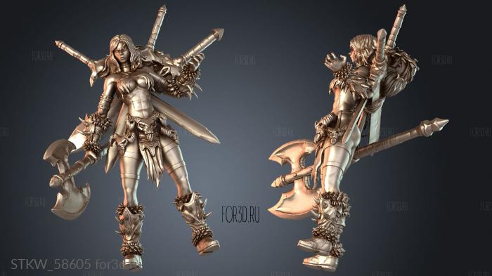 STKW_58605 stl model for CNC