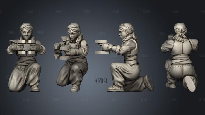 Emperor Heavy Weapons Soldier 001 stl model for CNC