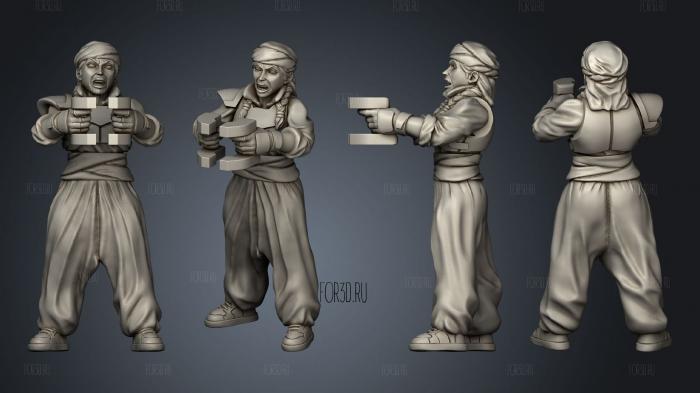 Emperor Heavy Weapons Soldier 005 stl model for CNC