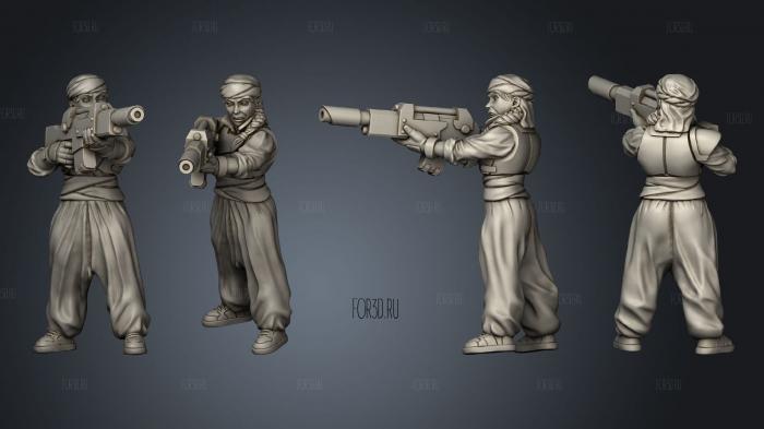 Emperor Laser Rifle Trooper 001 stl model for CNC