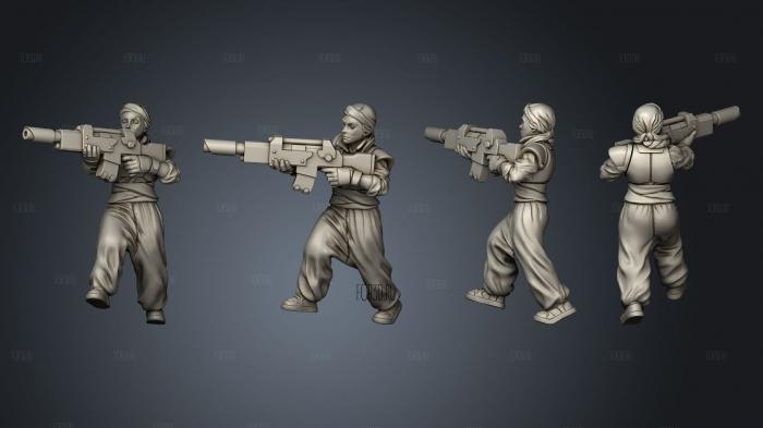 Emperor Laser Rifle Trooper 005 stl model for CNC