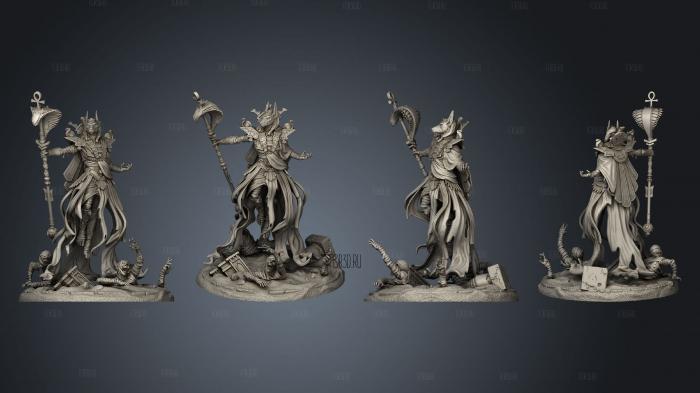 Empire of Sands The God King Anubis stl model for CNC