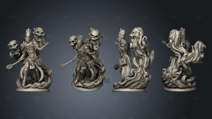 Enemy Undead Priest stl model for CNC