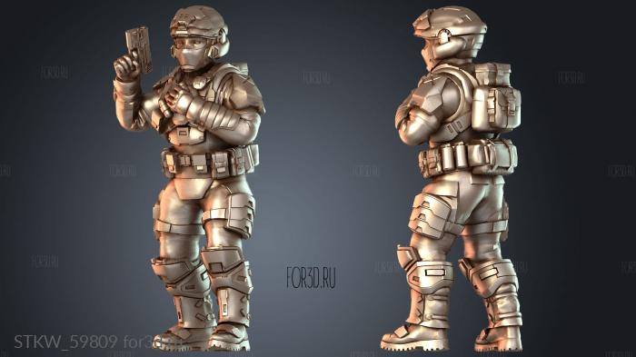 STKW_59809 stl model for CNC