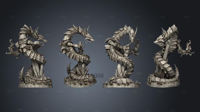 Eternal Dynasty Dragon Titan stl model for CNC