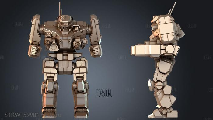 STKW_59981 stl model for CNC