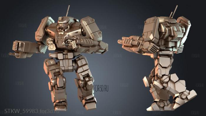 STKW_59983 stl model for CNC