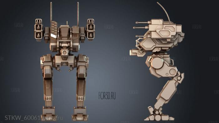 STKW_60061 stl model for CNC