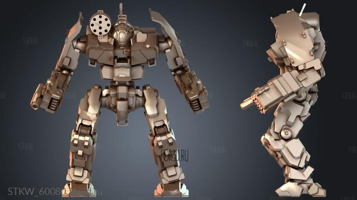 STKW_60080 stl model for CNC
