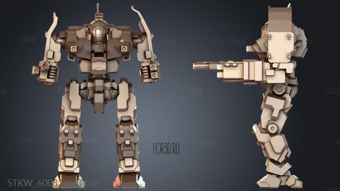 STKW_60081 stl model for CNC