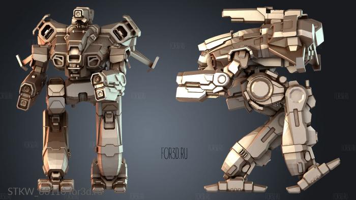 STKW_60110 stl model for CNC