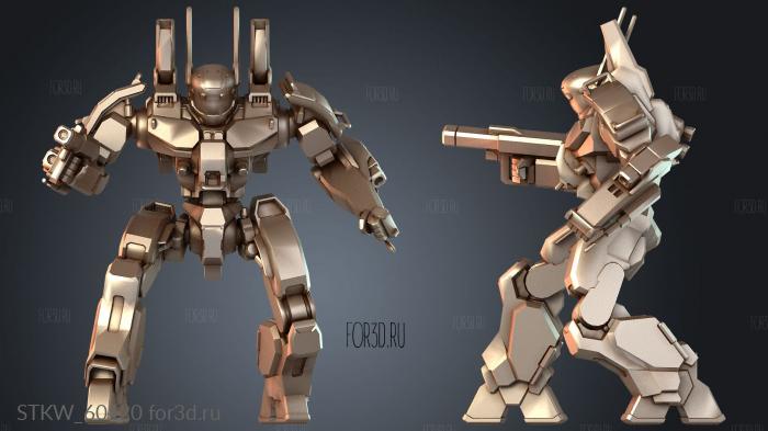 STKW_60120 stl model for CNC