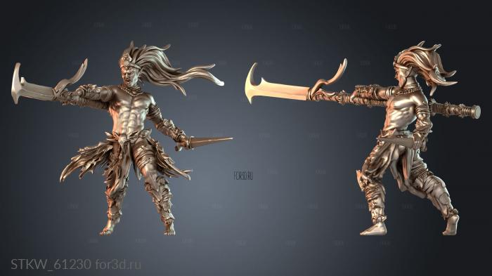 STKW_61230 stl model for CNC