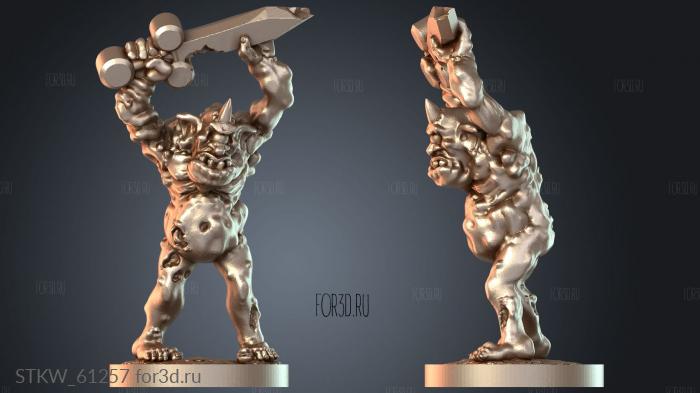 STKW_61257 stl model for CNC