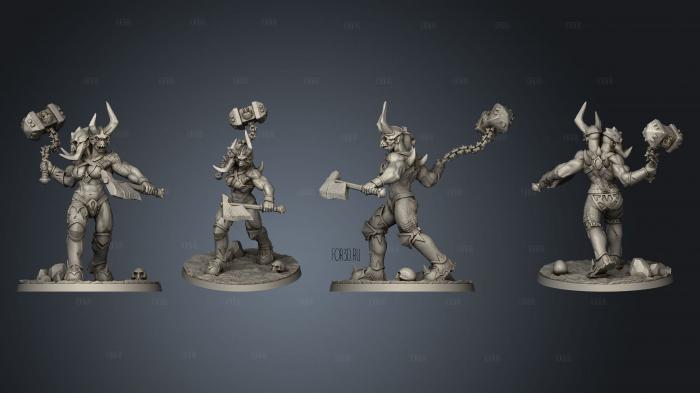 Female Knights of Hell 2 stl model for CNC