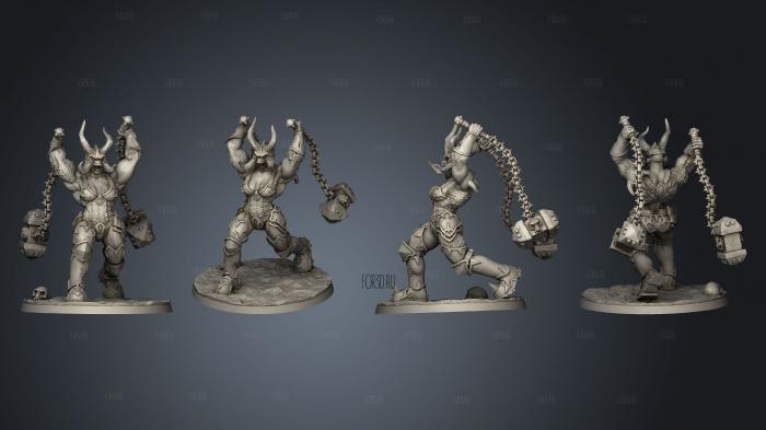 Female Knights of Hell 5 stl model for CNC