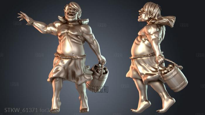 STKW_61371 stl model for CNC