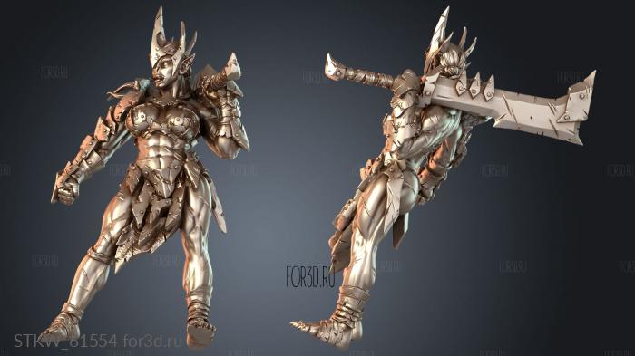 STKW_61554 stl model for CNC