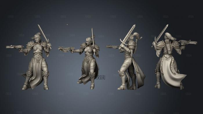 female warrior stl model for CNC