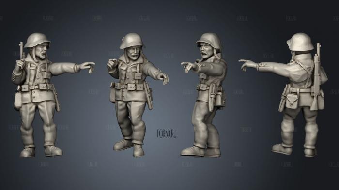 Figurines Soldats suisse 1 3d stl модель для ЧПУ