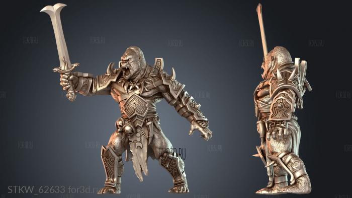 STKW_62633 stl model for CNC