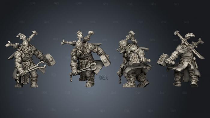 Fire Giant 03 stl model for CNC