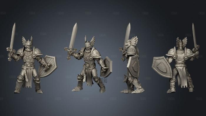 Footknight 01 stl model for CNC