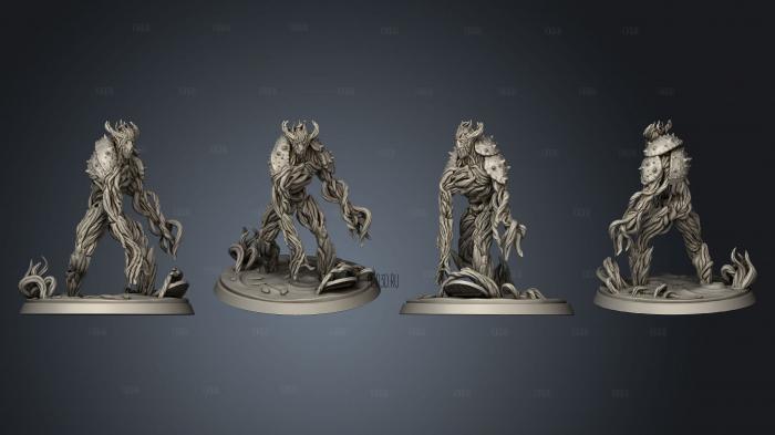 Forest Spirit stl model for CNC