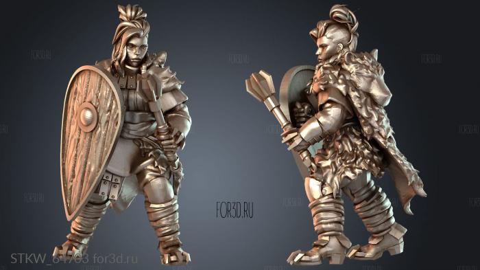 STKW_64703 stl model for CNC