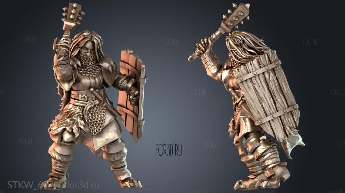 STKW_64704 stl model for CNC