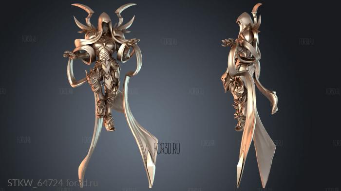 STKW_64724 stl model for CNC