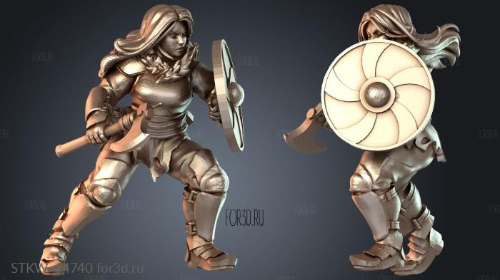 STKW_64740 stl model for CNC