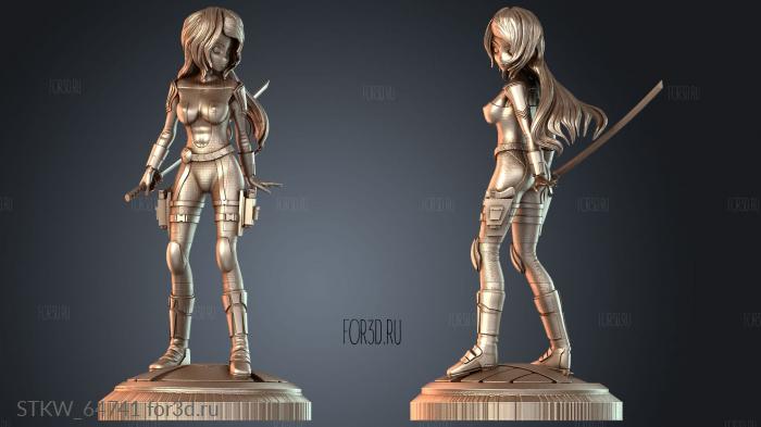 STKW_64741 stl model for CNC