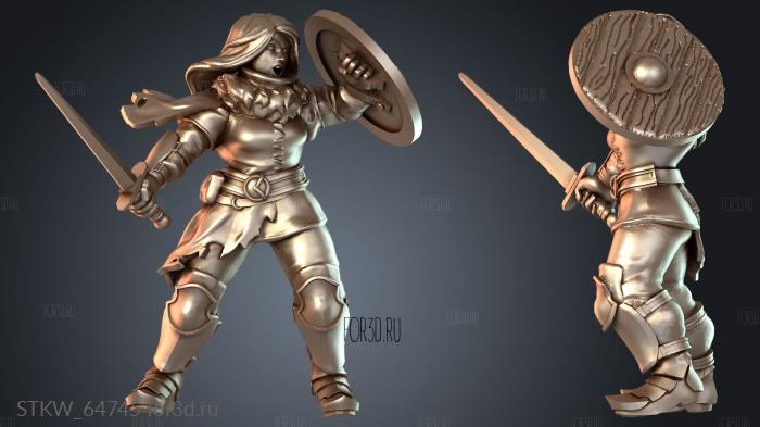 STKW_64745 stl model for CNC