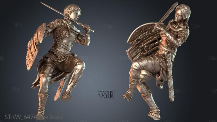 STKW_64748 stl model for CNC