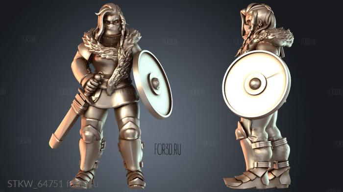 STKW_64751 stl model for CNC