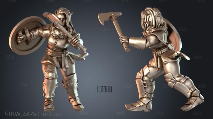 STKW_64753 stl model for CNC