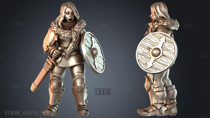 STKW_64754 stl model for CNC