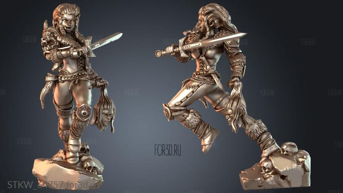 STKW_64757 stl model for CNC