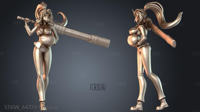 STKW_64774 stl model for CNC