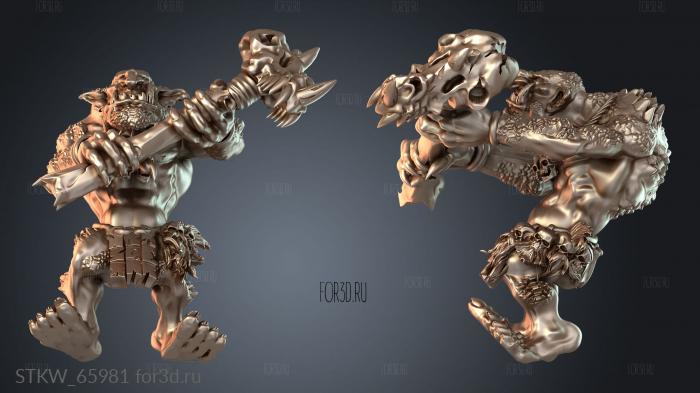 STKW_65981 stl model for CNC