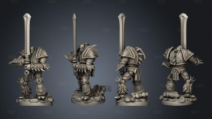 Gear town War Construct Juggernaut Sword stl model for CNC