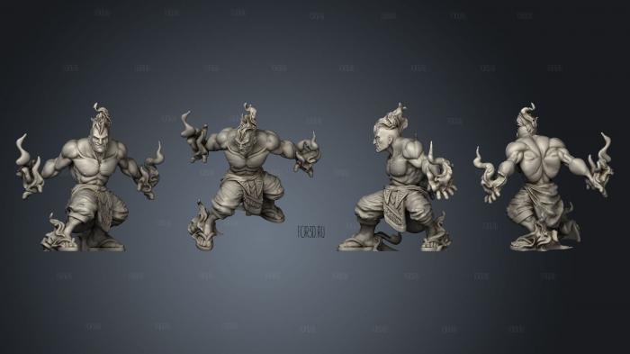 Genasi stl model for CNC