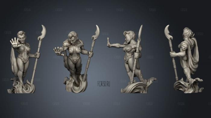 Genasi 04 Water a stl model for CNC