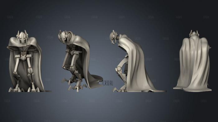 General Grievous Brooding stl model for CNC