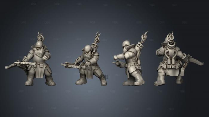 Gnome Artificer 2 stl model for CNC