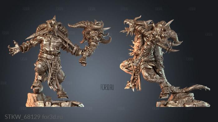 STKW_68129 stl model for CNC